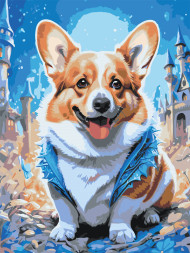 Raqamlar bo&#039;yicha rasm &quot;Yoqimli it&quot;