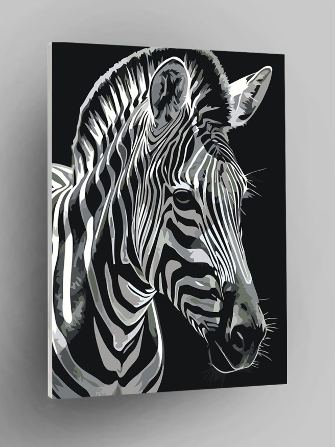 Raqamlar bo&amp;#039;yicha rasm &amp;quot;Yelli zebra&amp;quot;