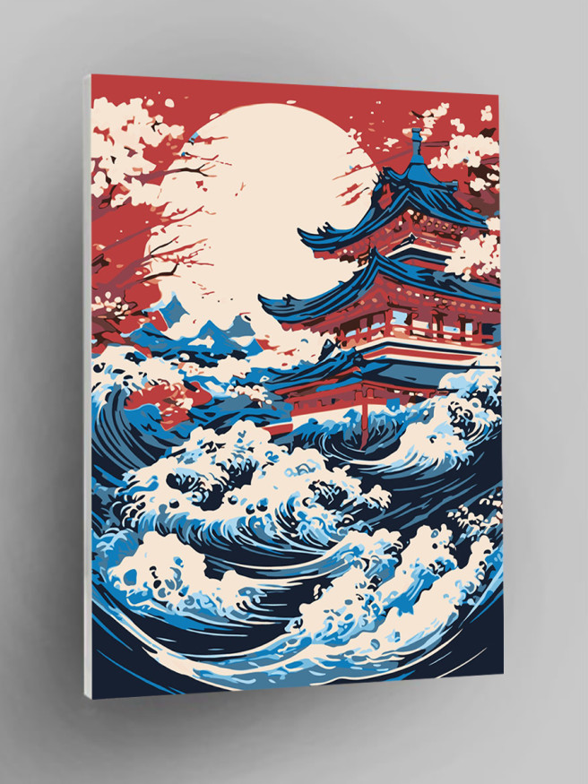 Raqamlar bo&amp;#039;yicha rasm &amp;quot;Uy yaqinidagi to&amp;#039;lqinlar&amp;quot;