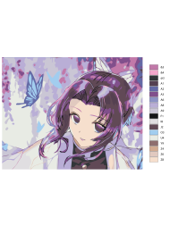 Картина по номерам "Шинобу Кочо"