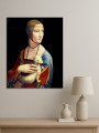 Постер на холсте &amp;quot;Леонардо да Винчи – Дама с горностаем&amp;quot;
