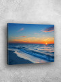 Постер на холсте &amp;quot;Закат на морском берегу&amp;quot;
