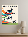 Holstga bosilgan poster &amp;quot;Futbolning rangli energiyasi&amp;quot;