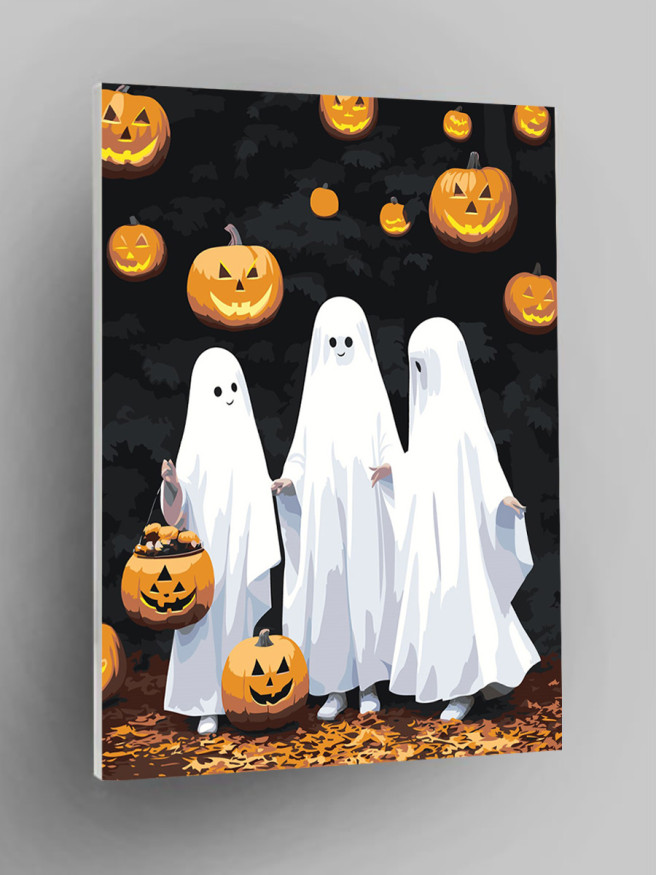 Raqamlar bo&amp;#039;yicha rasm &amp;quot;Haloven bayramingiz bilan&amp;quot;