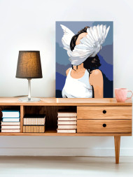 Raqamlar bo&#039;yicha rasm &quot;Bo&#039;yindan qanotlar&quot;