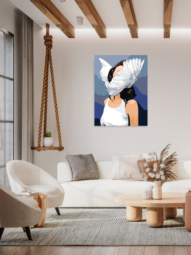 Картина по номерам &amp;quot;Крылья с шеи&amp;quot;