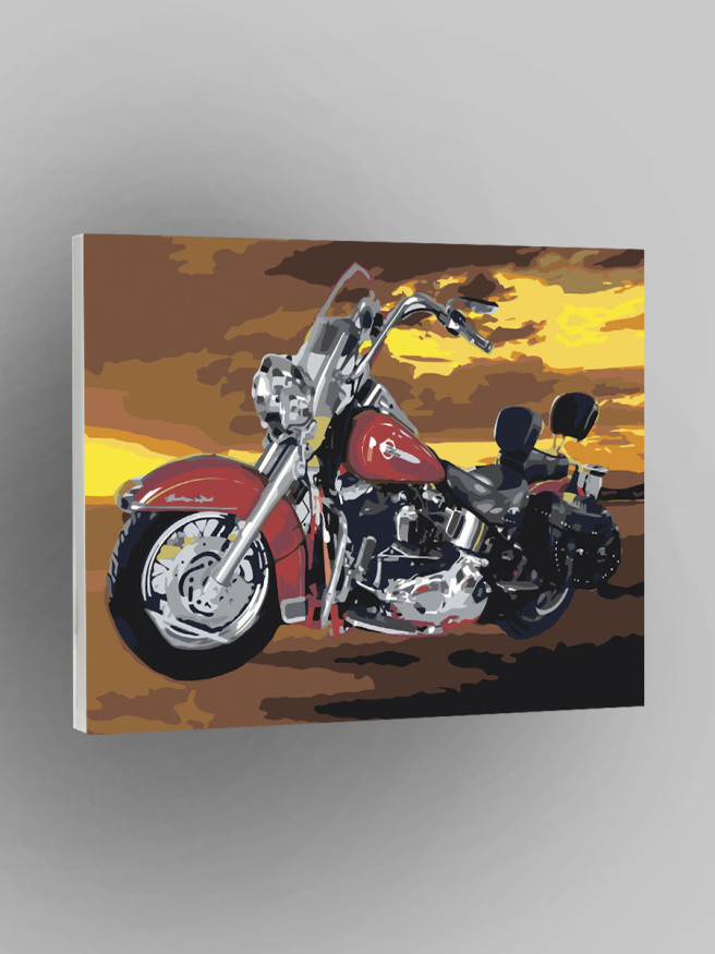 Raqamlar bo&amp;#039;yicha rasm &amp;quot; Mototsikl&amp;quot;