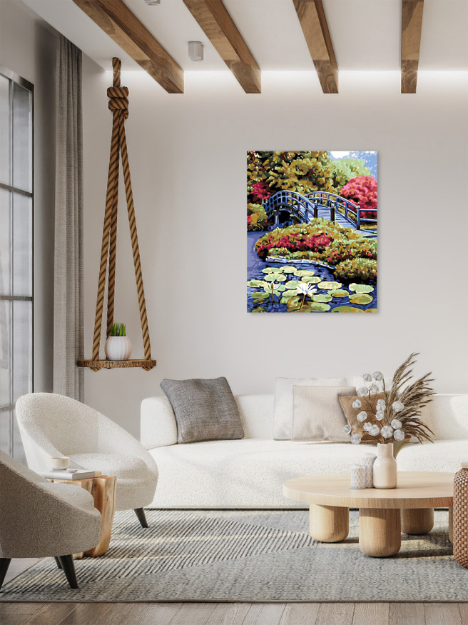 Raqamlar bo&amp;#039;yicha rasm &amp;quot;Chiroyli ko&amp;#039;prik&amp;quot;