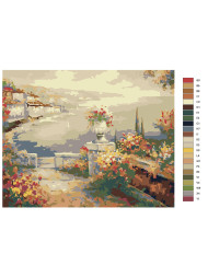 Картина по номерам &amp;quot;Красивые цветы&amp;quot;