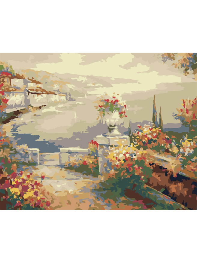 Картина по номерам &amp;quot;Красивые цветы&amp;quot;