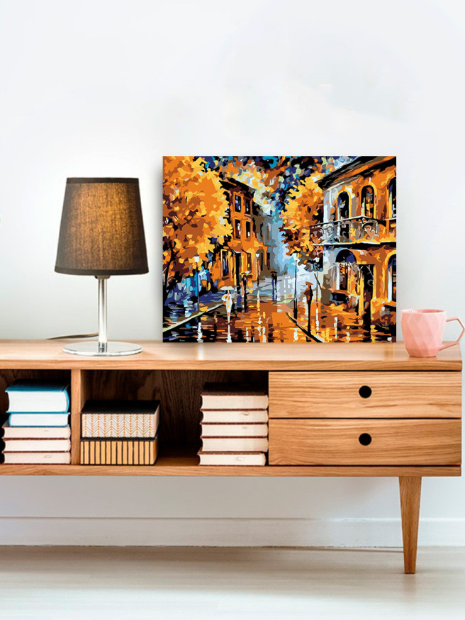 Картина по номерам &amp;quot;Осень в городе&amp;quot;