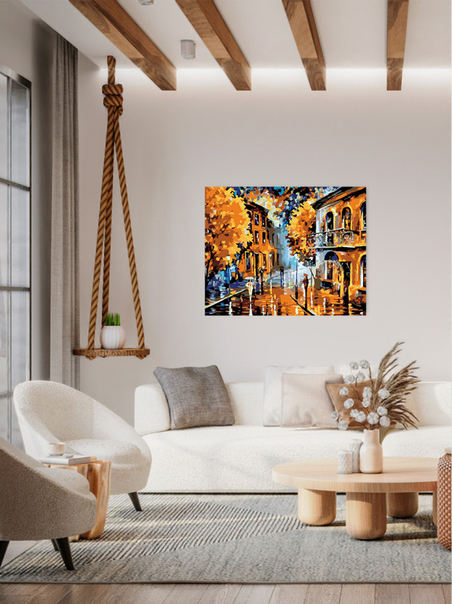 Картина по номерам &amp;quot;Осень в городе&amp;quot;