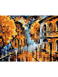 Картина по номерам &amp;quot;Осень в городе&amp;quot;