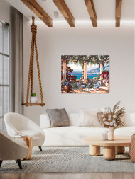 Raqamlar bo&#039;yicha rasm &quot;Chiroyli manzara&quot;