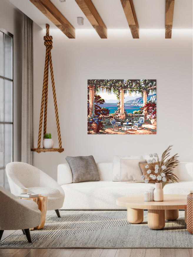 Raqamlar bo&amp;#039;yicha rasm &amp;quot;Chiroyli manzara&amp;quot;