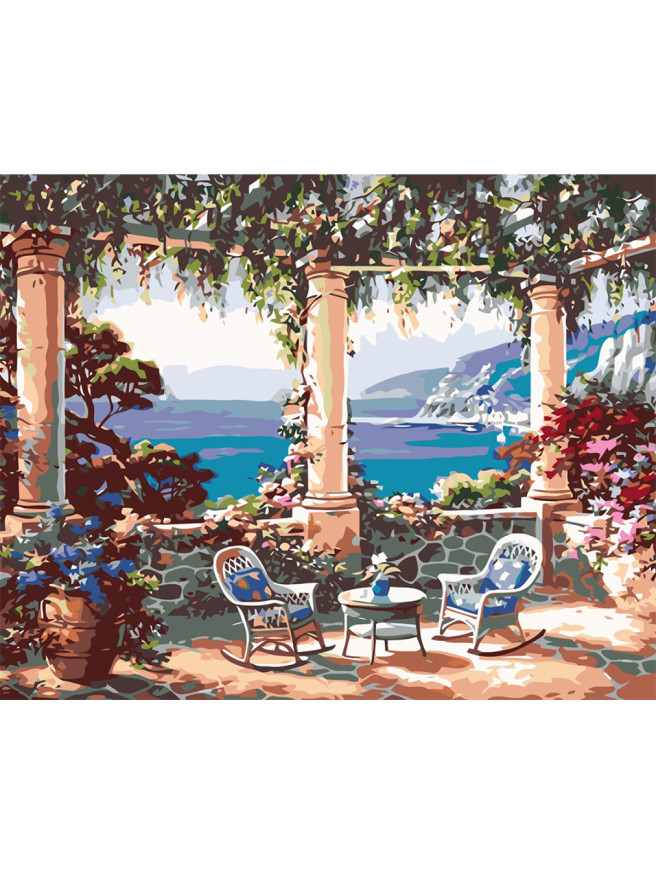 Raqamlar bo&amp;#039;yicha rasm &amp;quot;Chiroyli manzara&amp;quot;