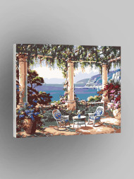 Raqamlar bo&#039;yicha rasm &quot;Chiroyli manzara&quot;