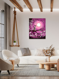 Raqamlar bo&#039;yicha rasm &quot;Daraxtdagi mushuk&quot;