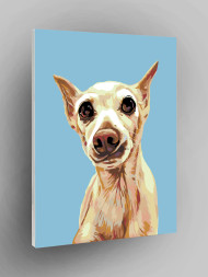 Raqamlar bo&#039;yicha rasm &quot;Kuchuk rasmi&quot;