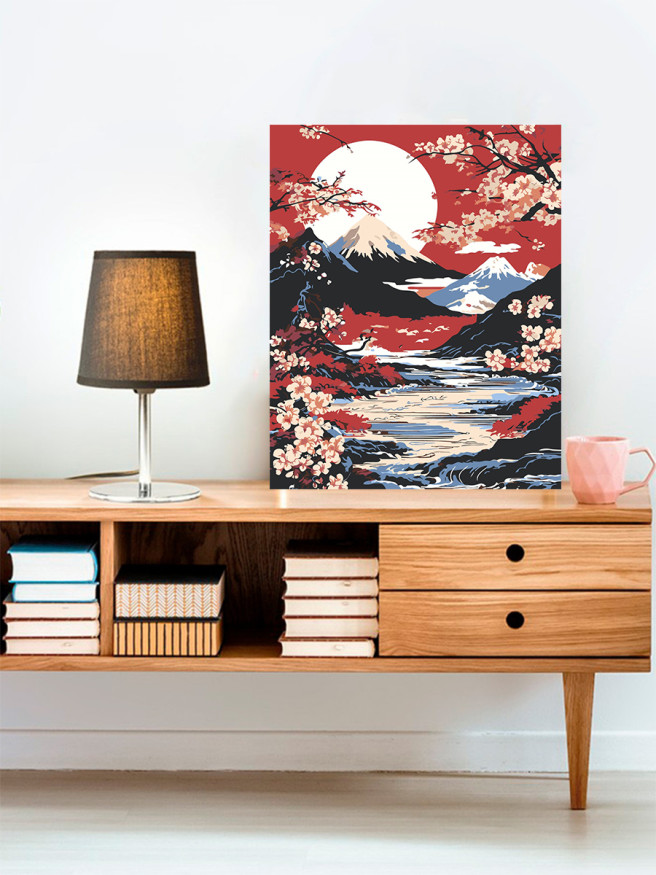 Raqamlar bo&amp;#039;yicha rasm &amp;quot;Ajoyib manzara&amp;quot;