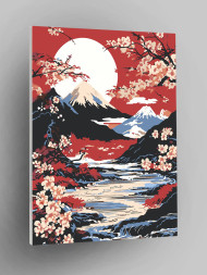 Raqamlar bo'yicha rasm "Ajoyib manzara"