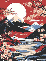 Raqamlar bo'yicha rasm "Ajoyib manzara"