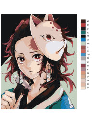 Картина по номерам "Танджиро Камадо"