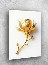 Постер на холсте &amp;quot;Золотая магнолия&amp;quot;