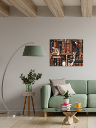 Raqamlar bo&#039;yicha rasm &quot;Kutubxonachi pishak&quot;