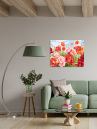 Raqamlar bo'yicha rasm "Lola dalasi"