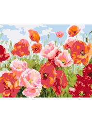 Raqamlar bo'yicha rasm "Lola dalasi"