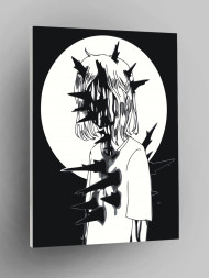 Картина по номерам &amp;quot;Девушка в шипах&amp;quot;