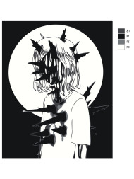 Картина по номерам &amp;quot;Девушка в шипах&amp;quot;