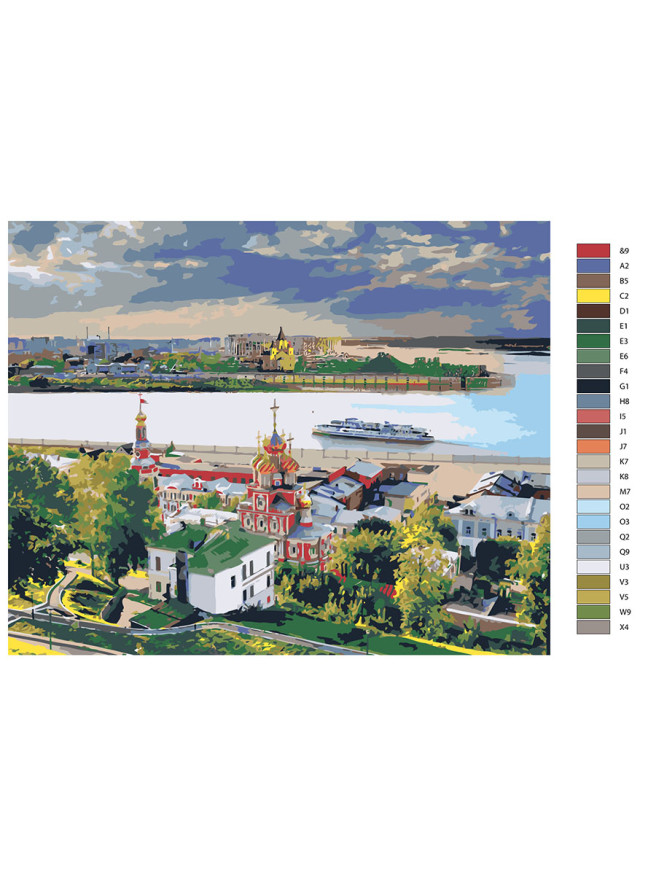 Raqamlar bo&amp;#039;yicha rasm &amp;quot;Cherkov&amp;quot;