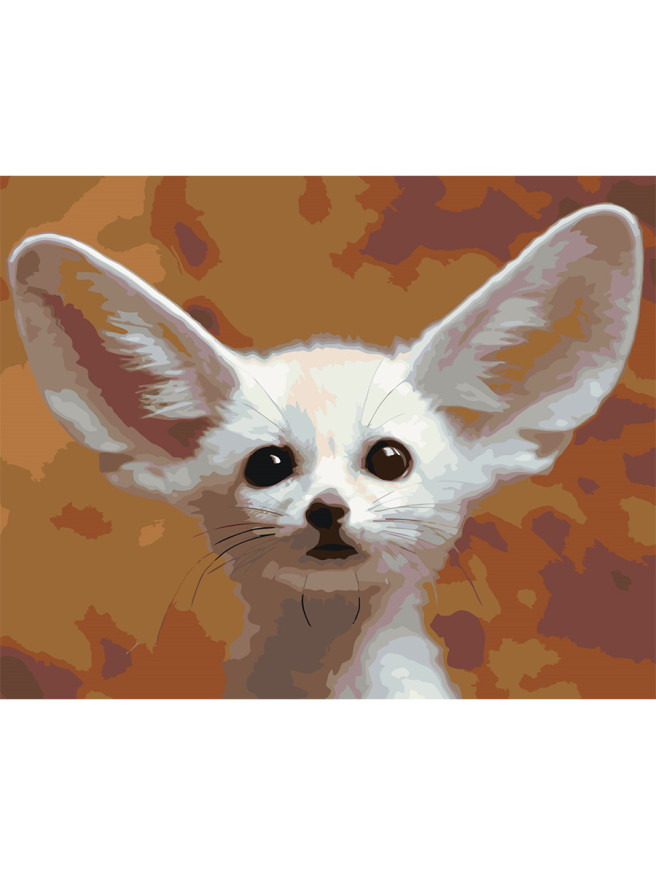 Картина по номерам &amp;quot;Ушастая лиса фенек&amp;quot;