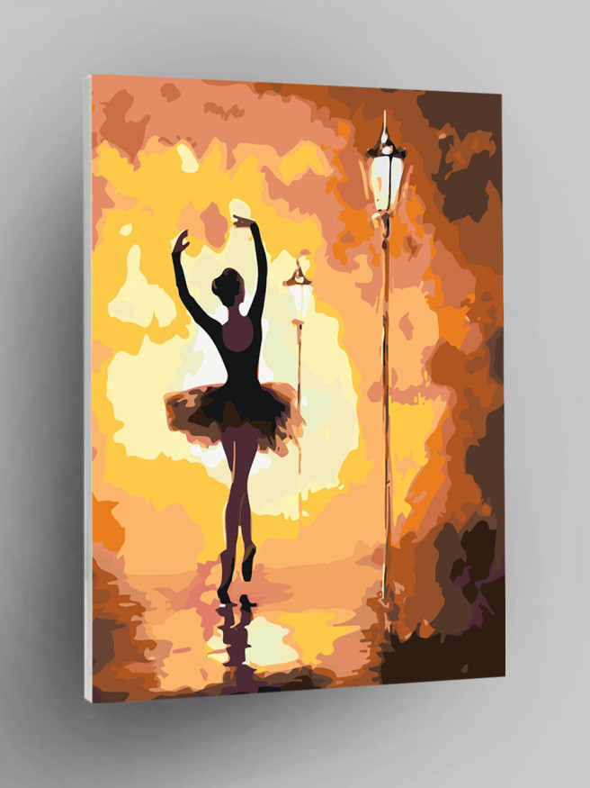 Raqamlar bo&amp;#039;yicha rasm &amp;quot;Balerina&amp;quot;