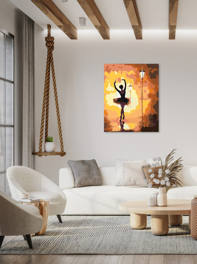 Raqamlar bo&amp;#039;yicha rasm &amp;quot;Balerina&amp;quot;