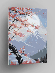 Raqamlar bo&#039;yicha rasm &quot;Tog&#039;lar&quot;