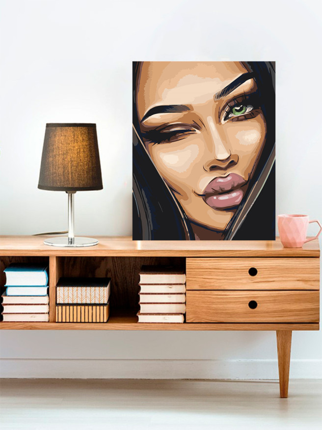 Raqamlar bo&amp;#039;yicha rasm &amp;quot;Go&amp;#039;zal qiz&amp;quot;