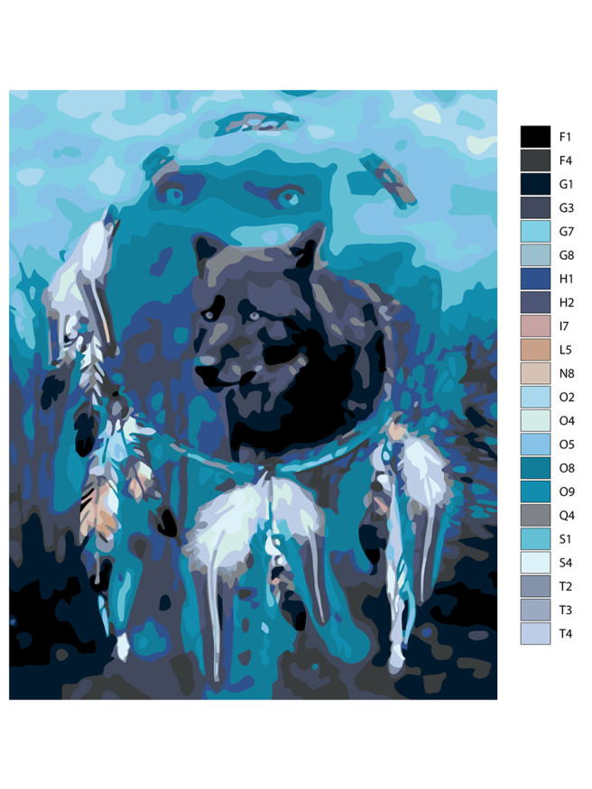 Raqamlar bo&amp;#039;yicha rasm &amp;quot;Bo&amp;#039;ri&amp;quot;