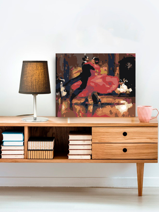 Картина по номерам &amp;quot;Пара в танце&amp;quot;