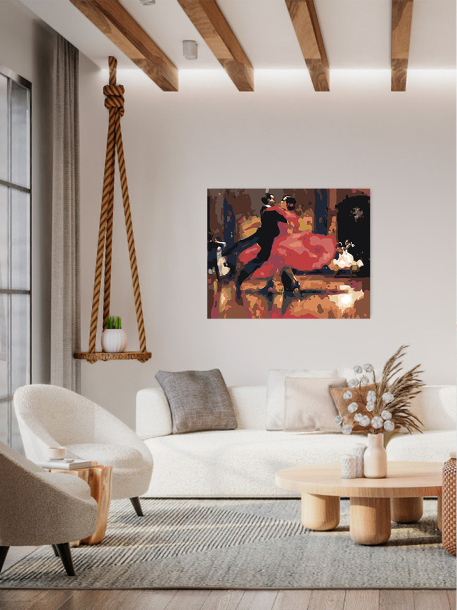 Картина по номерам &amp;quot;Пара в танце&amp;quot;