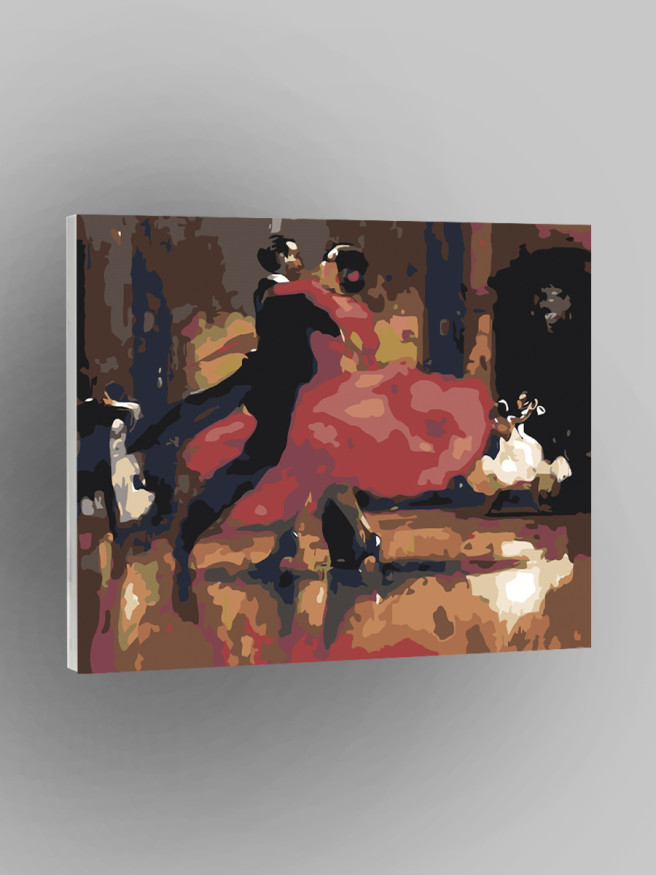 Картина по номерам &amp;quot;Пара в танце&amp;quot;