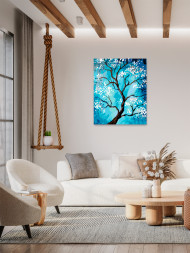 Raqamlar bo&#039;yicha rasm &quot;Sexrli daraxt&quot;