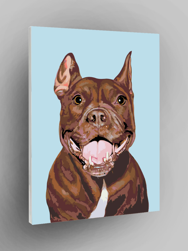 Raqamlar bo&amp;#039;yicha rasm &amp;quot;Kuchuk rasmi&amp;quot;