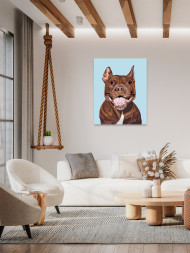 Raqamlar bo&#039;yicha rasm &quot;Kuchuk rasmi&quot;