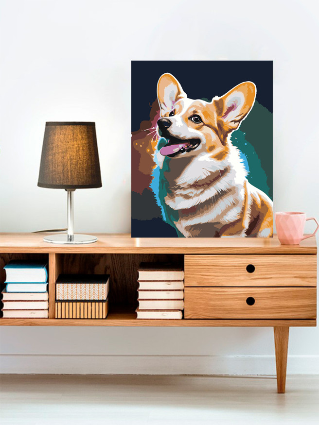 Raqamlar bo&amp;#039;yicha rasm &amp;quot;Salqin it&amp;quot;