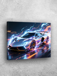 Holstga bosilgan poster &quot;Tezlik energiyasi&quot;