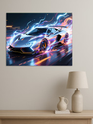 Holstga bosilgan poster &quot;Tezlik energiyasi&quot;