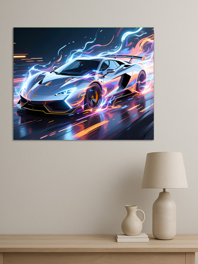 Постер на холсте &amp;quot;Энергия скорости&amp;quot;